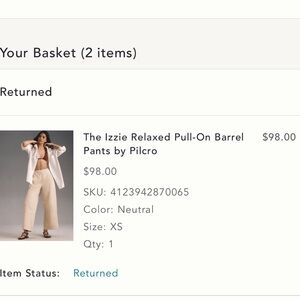 The Izzie Relaxed Pull-On Barrel Pants by Pilcro